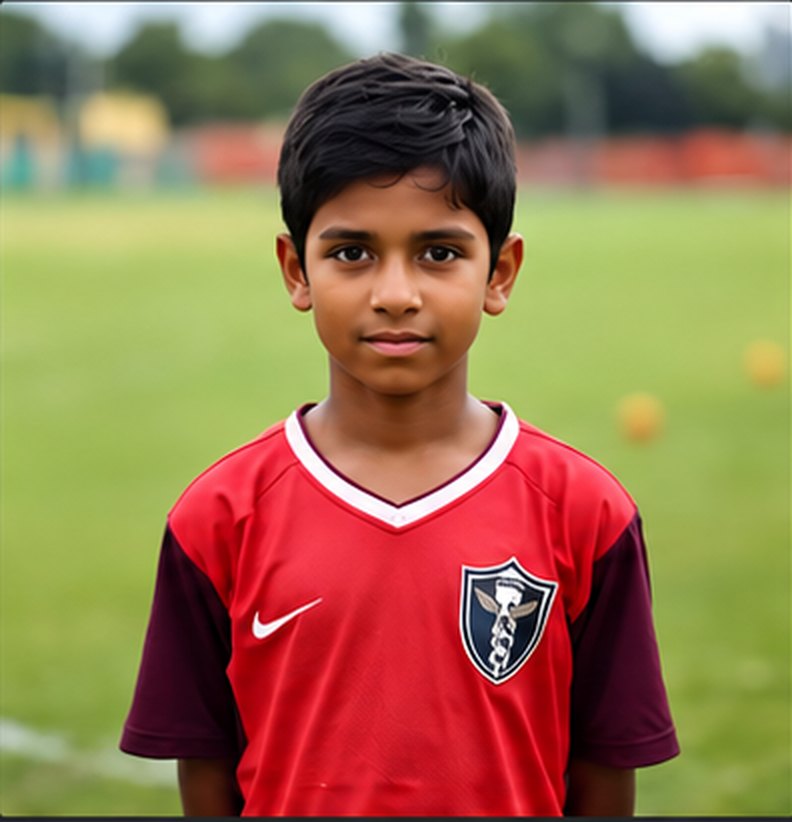 Luca, academy midfielder